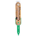 Full Color Rain Gauge Thermometer